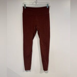Maroon no‎ front seam Isla Movement soft leggings